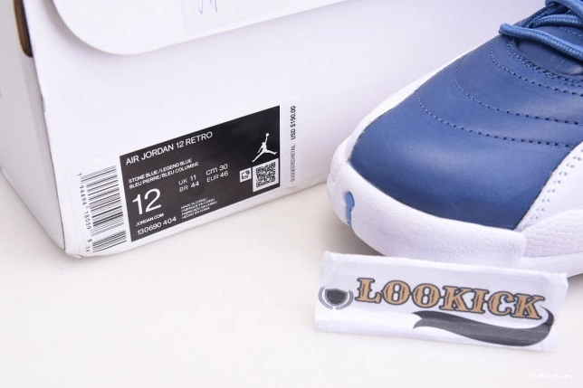 One Kick Air 12 Jordan Retro Blue Stone 130690-404 0716